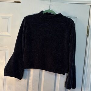 Melrose and Market Charcoal Textured Sweater